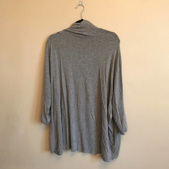 We The Free M gray turtleneck tunic top - Picture 6 of 9